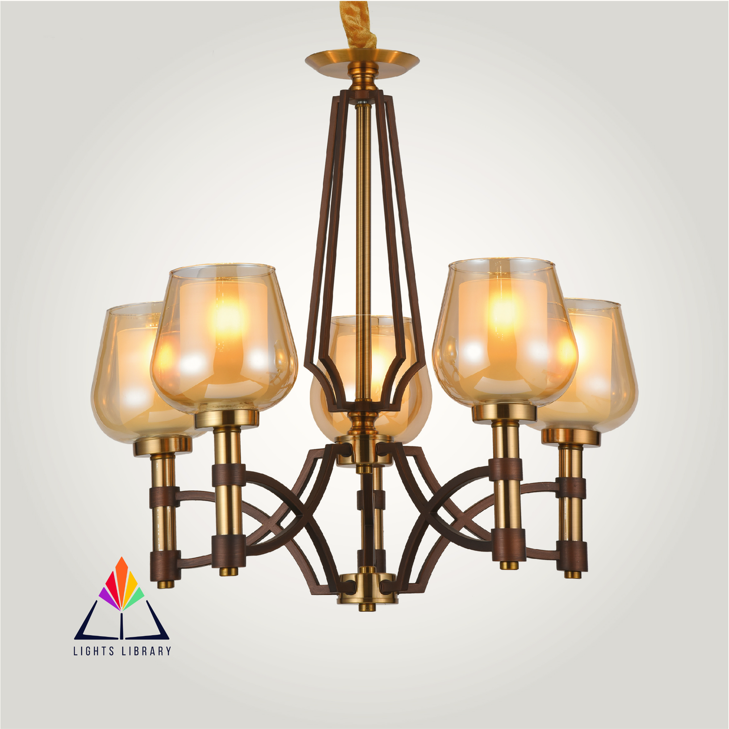 Solitaire Sun Suspension Chandelier