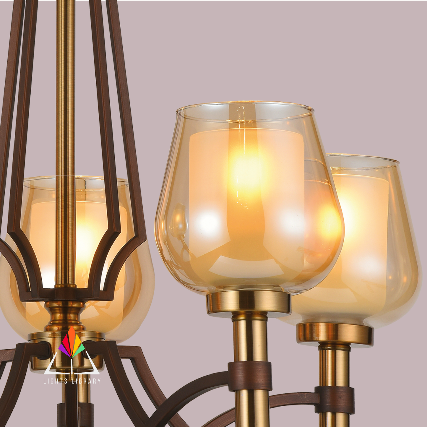 Solitaire Sun Suspension Chandelier