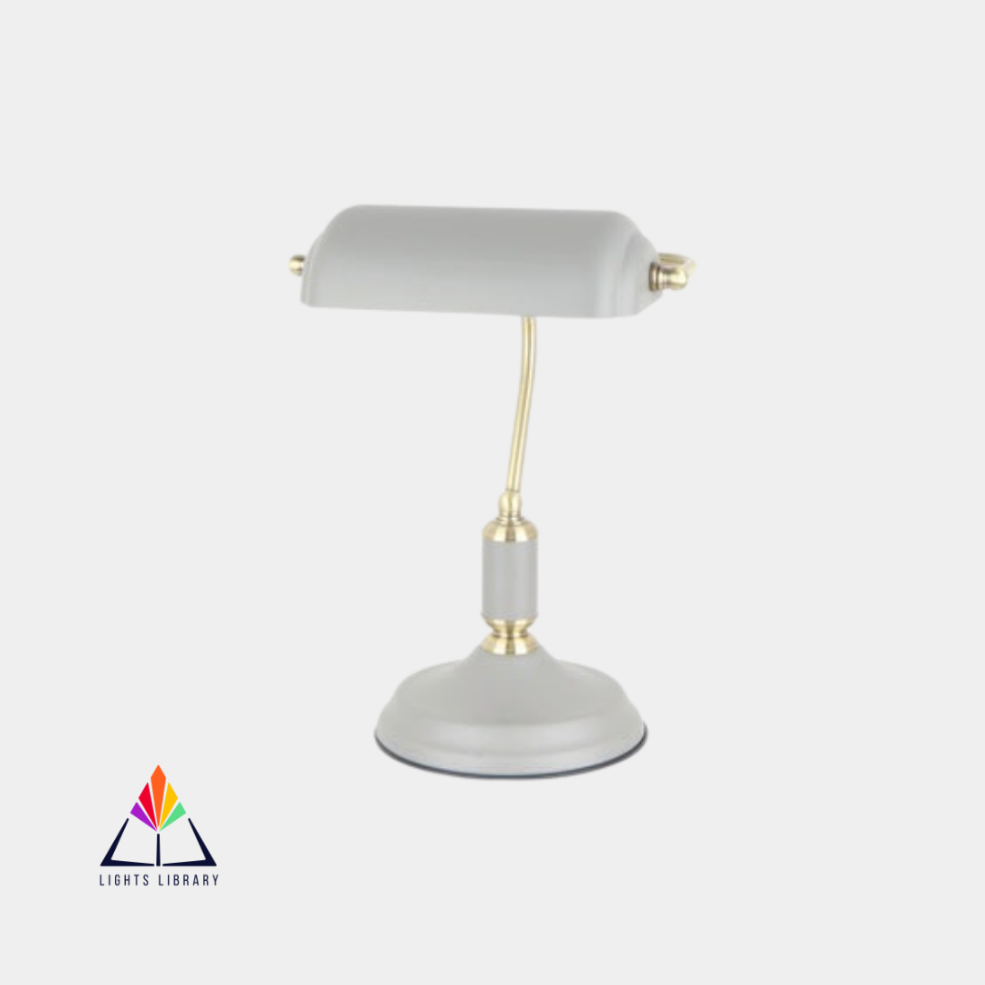 Heritage Glow: Classic Bankers Table Lamp