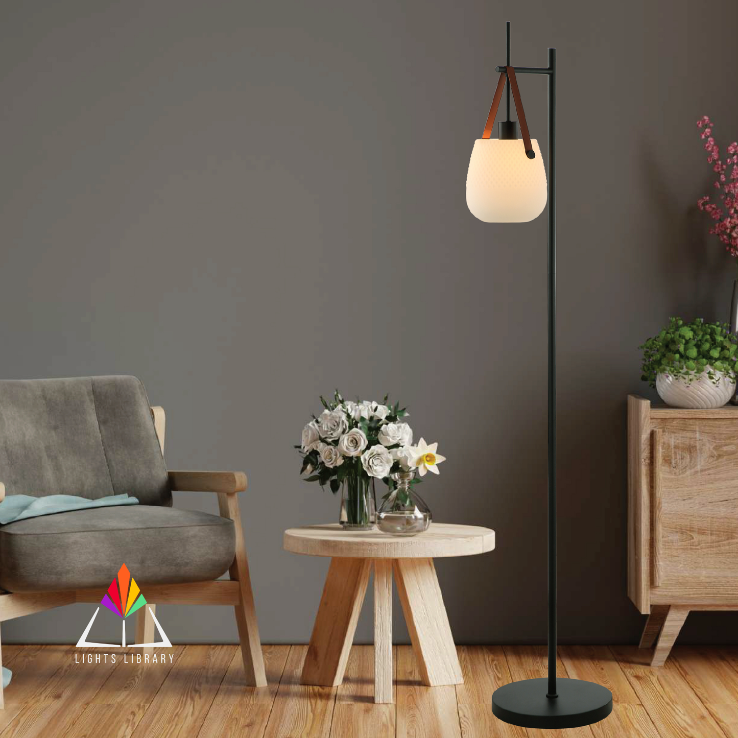 Subtle Zesty Scoop Lamp