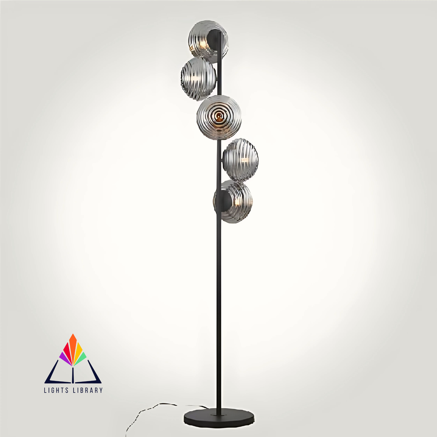 Rippled Radiance Floor Lamp