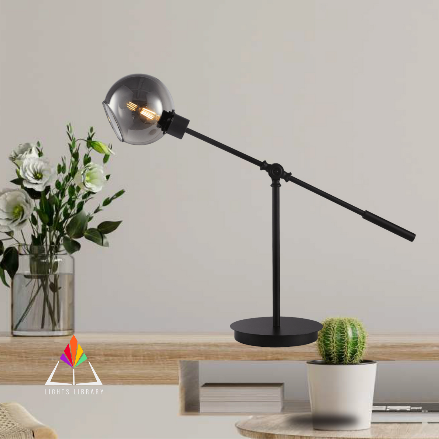 Sleek Sphere Table Lamp