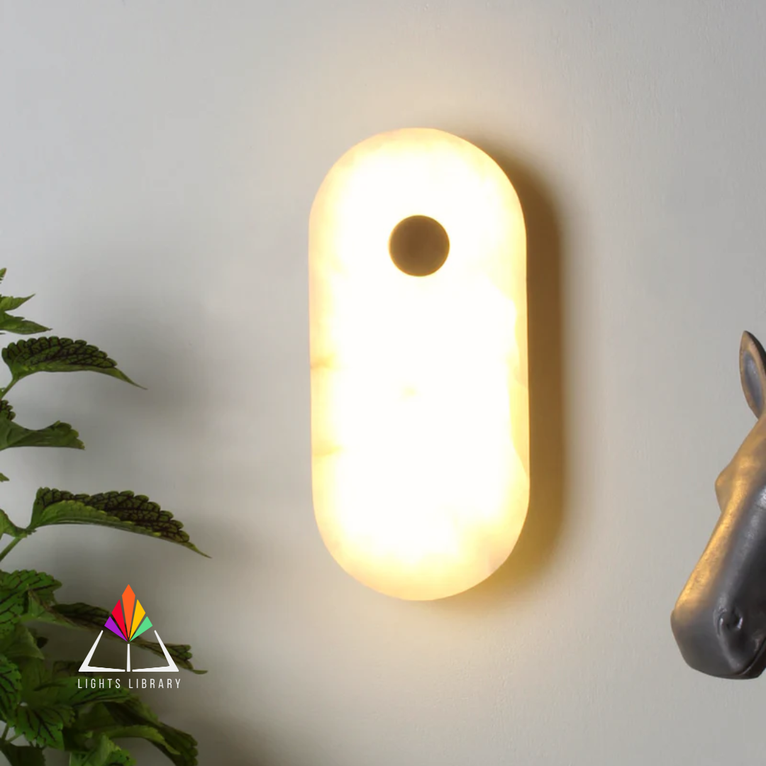 Oval Marble Wall Accent