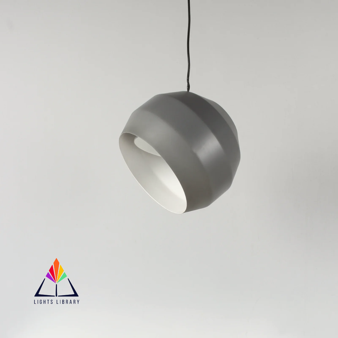 Modern Grey Dome Pendant