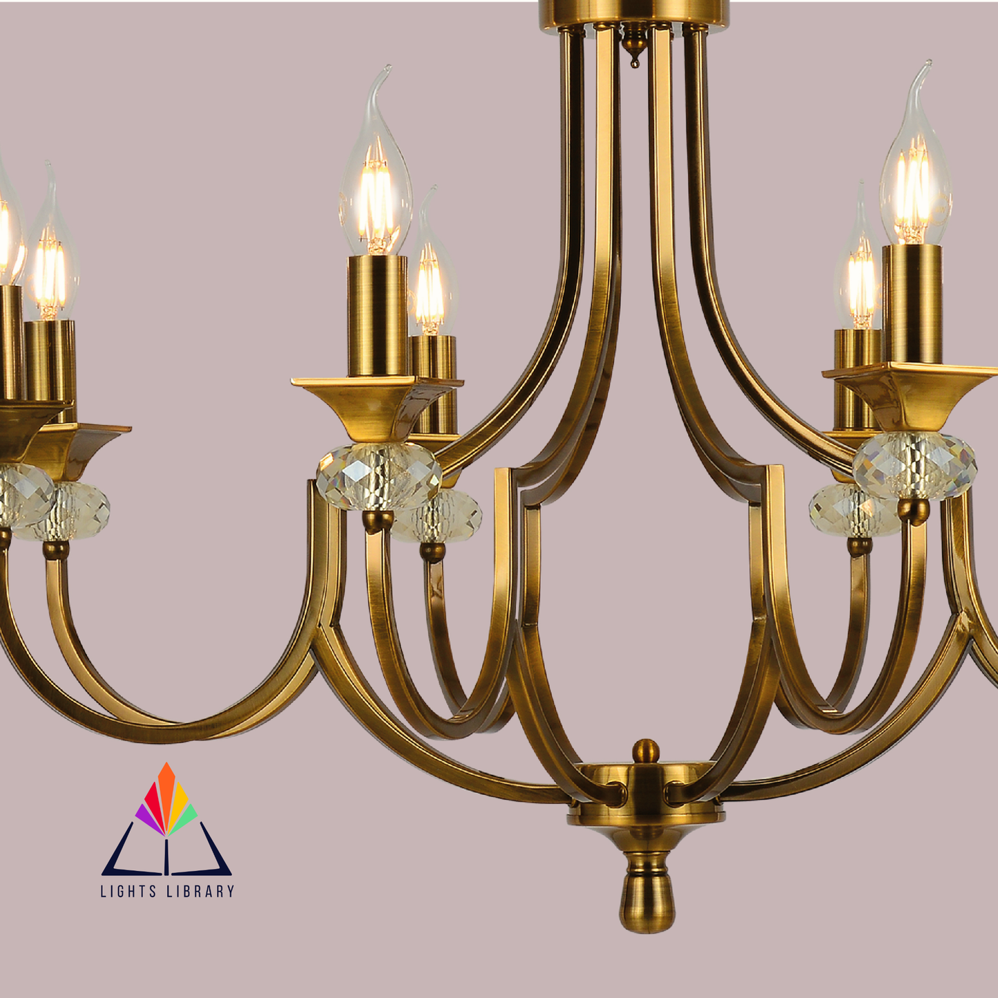 Astor Amethyst Array Chandelier