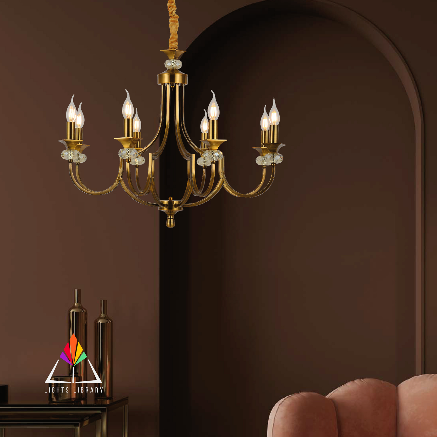 Astor Amethyst Array Chandelier