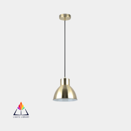 Spotlight Chic: Dome Pendant in Rose Gold, Brass & Steel