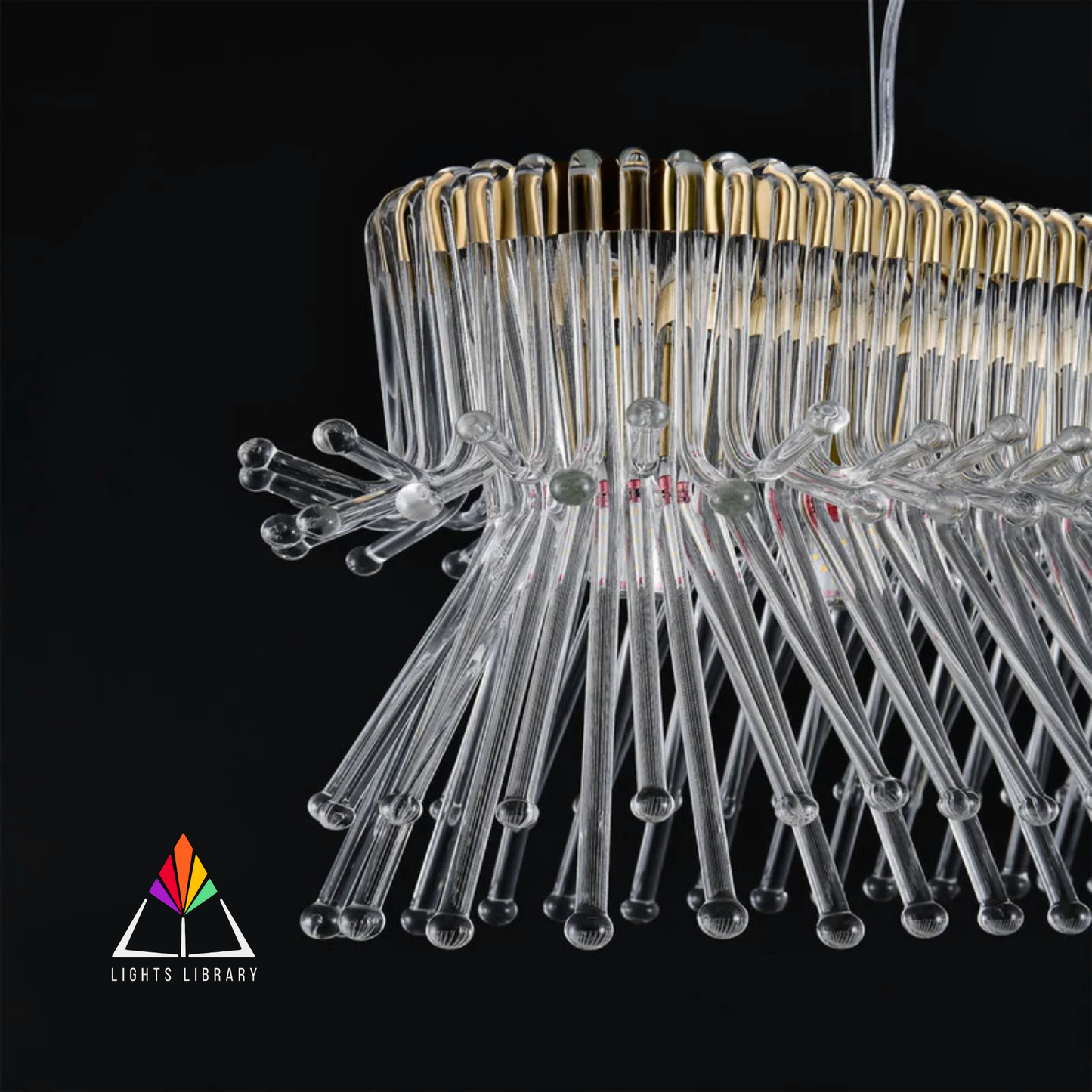 Crystal Rainfall Chandelier