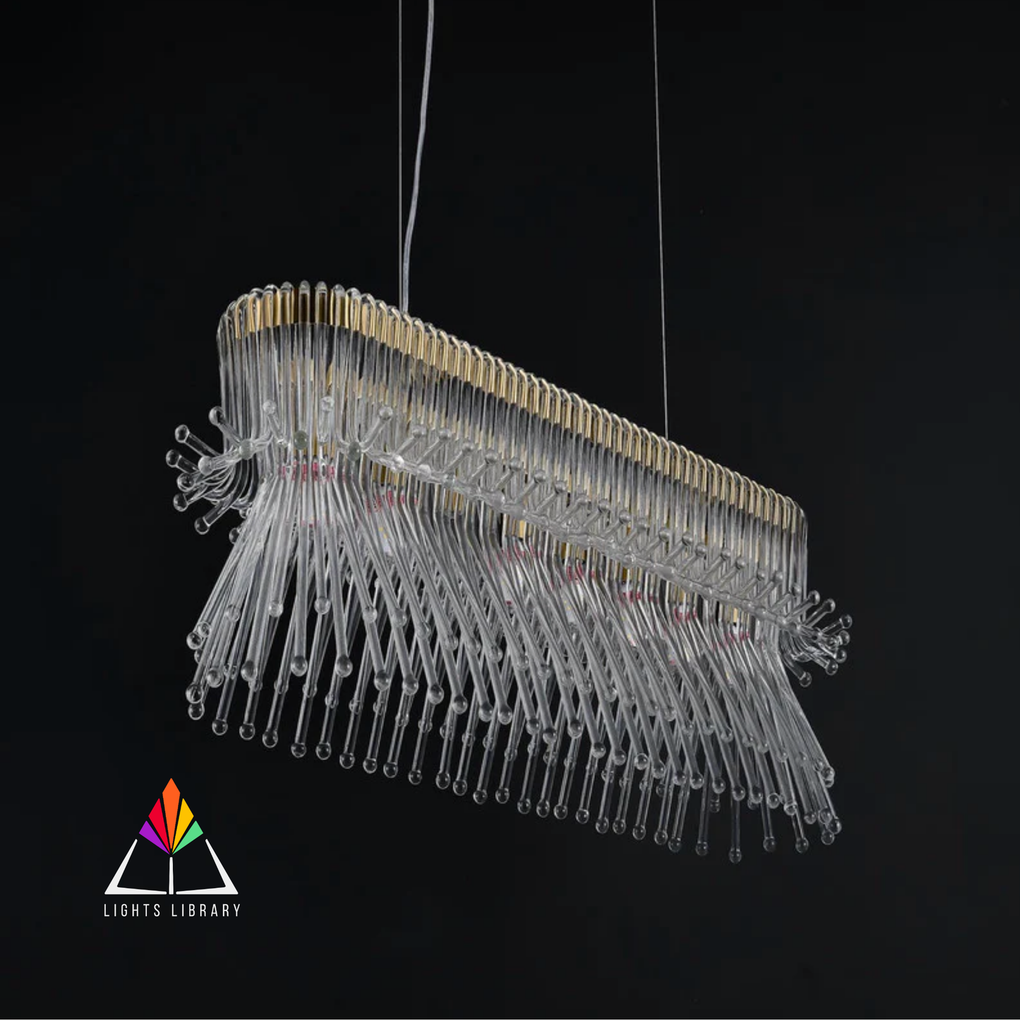 Crystal Rainfall Chandelier