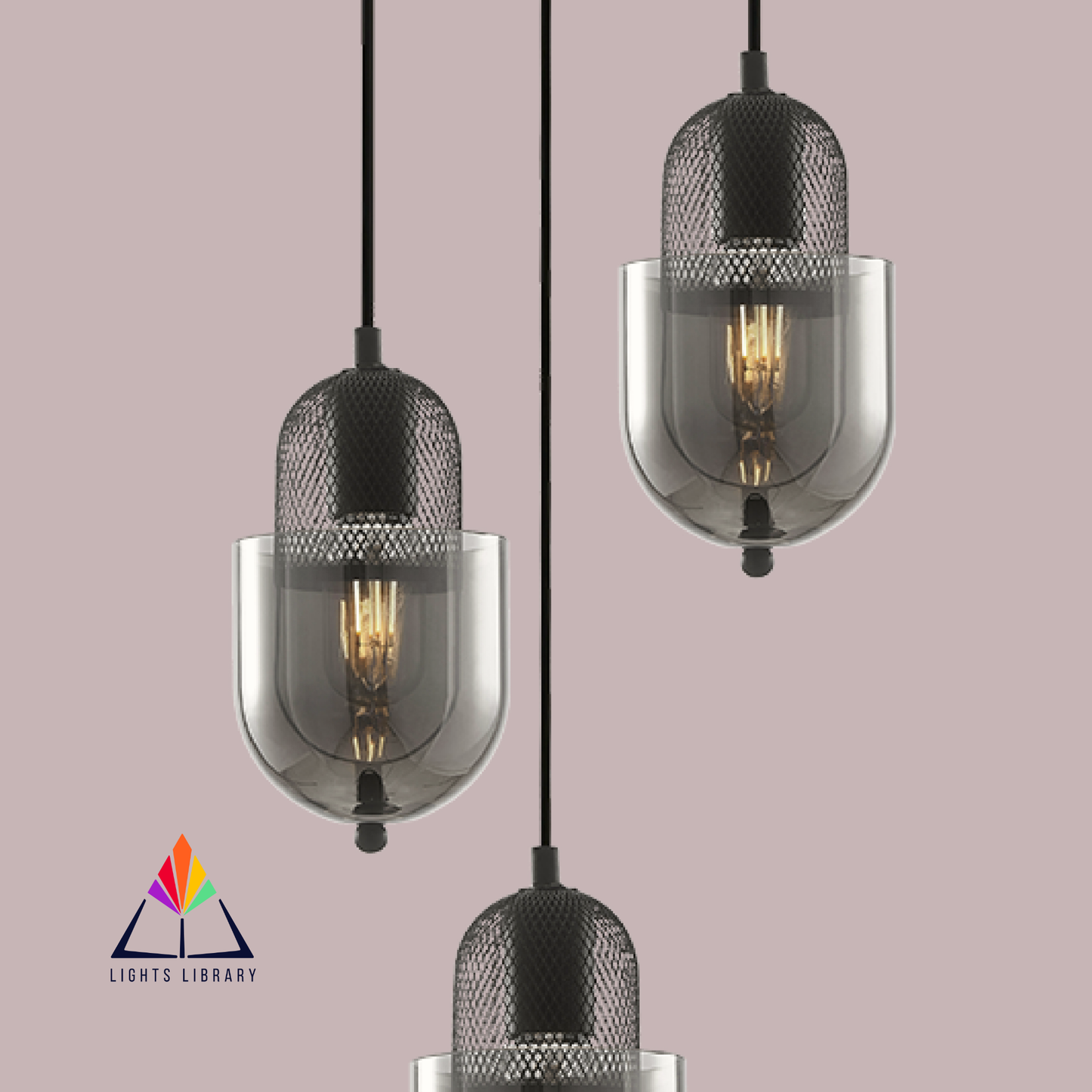 Smoked Capsule Pendant Lights