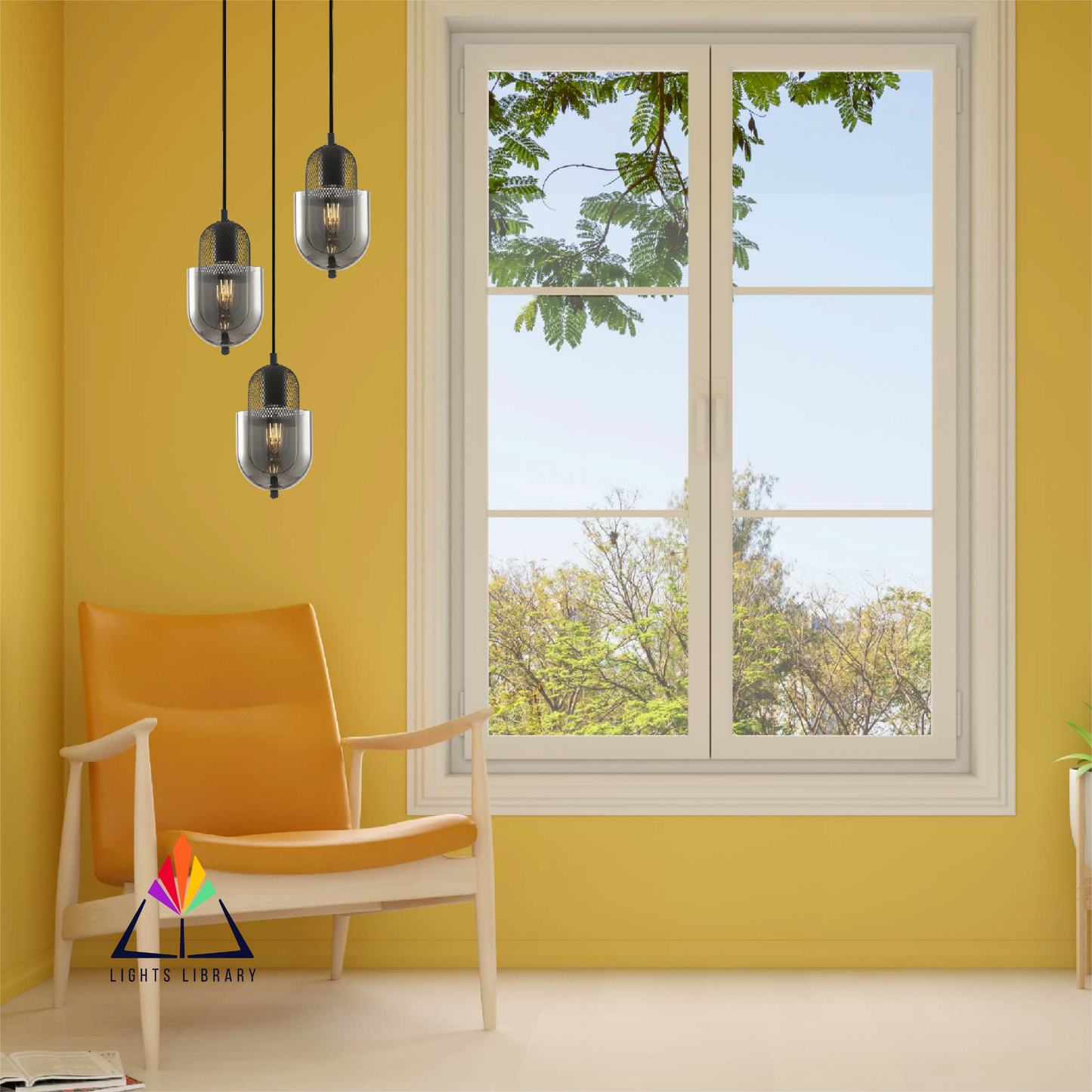 Smoked Capsule Pendant Lights