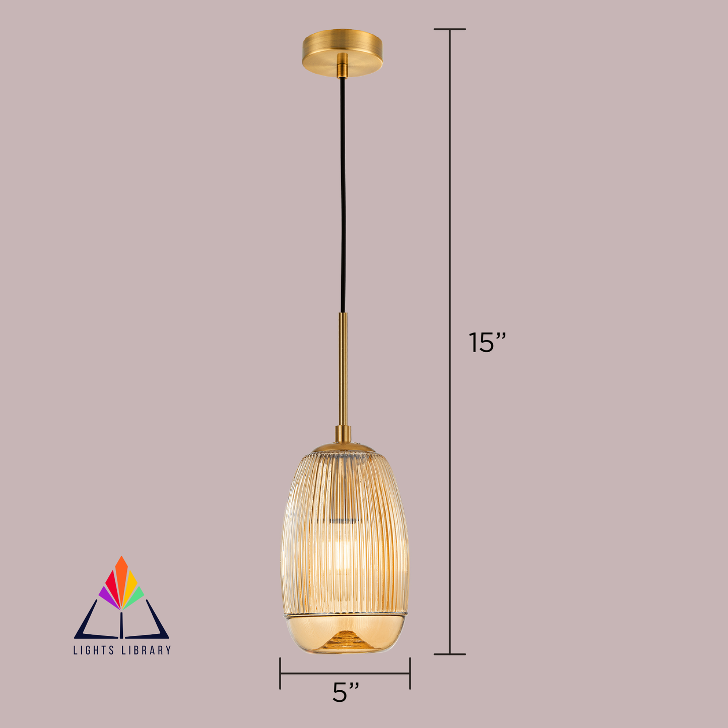 Crystal Cascade Charm Hanging Light