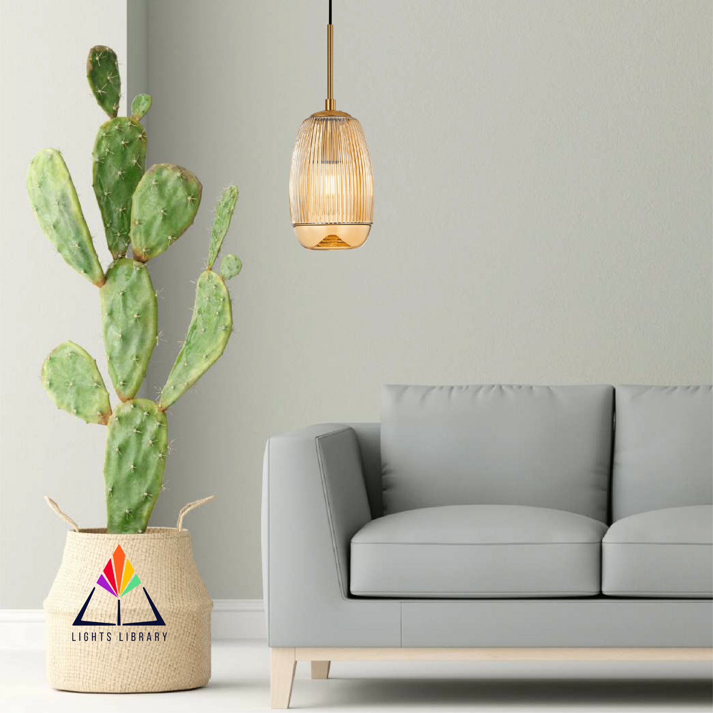 Crystal Cascade Charm Hanging Light