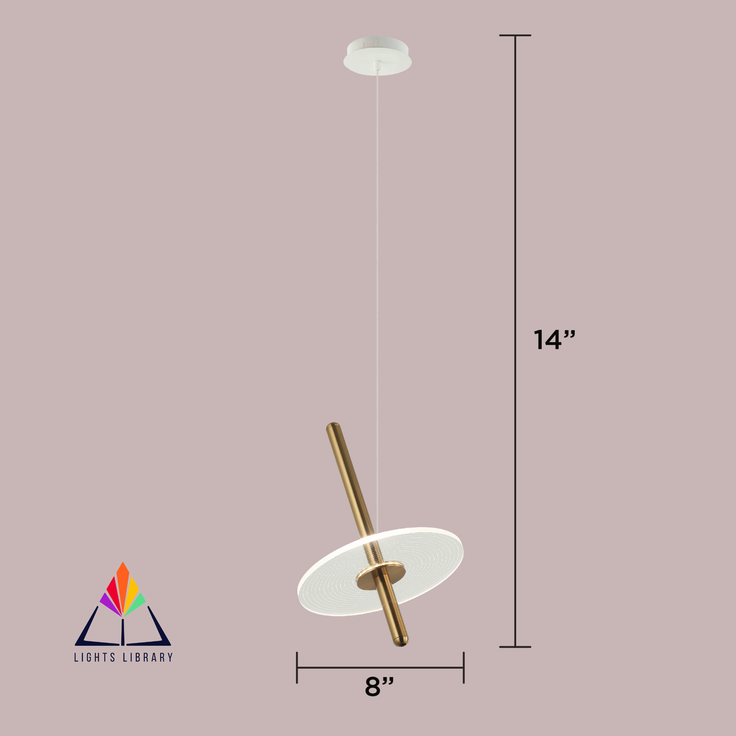 Halo Axis Pendant Light