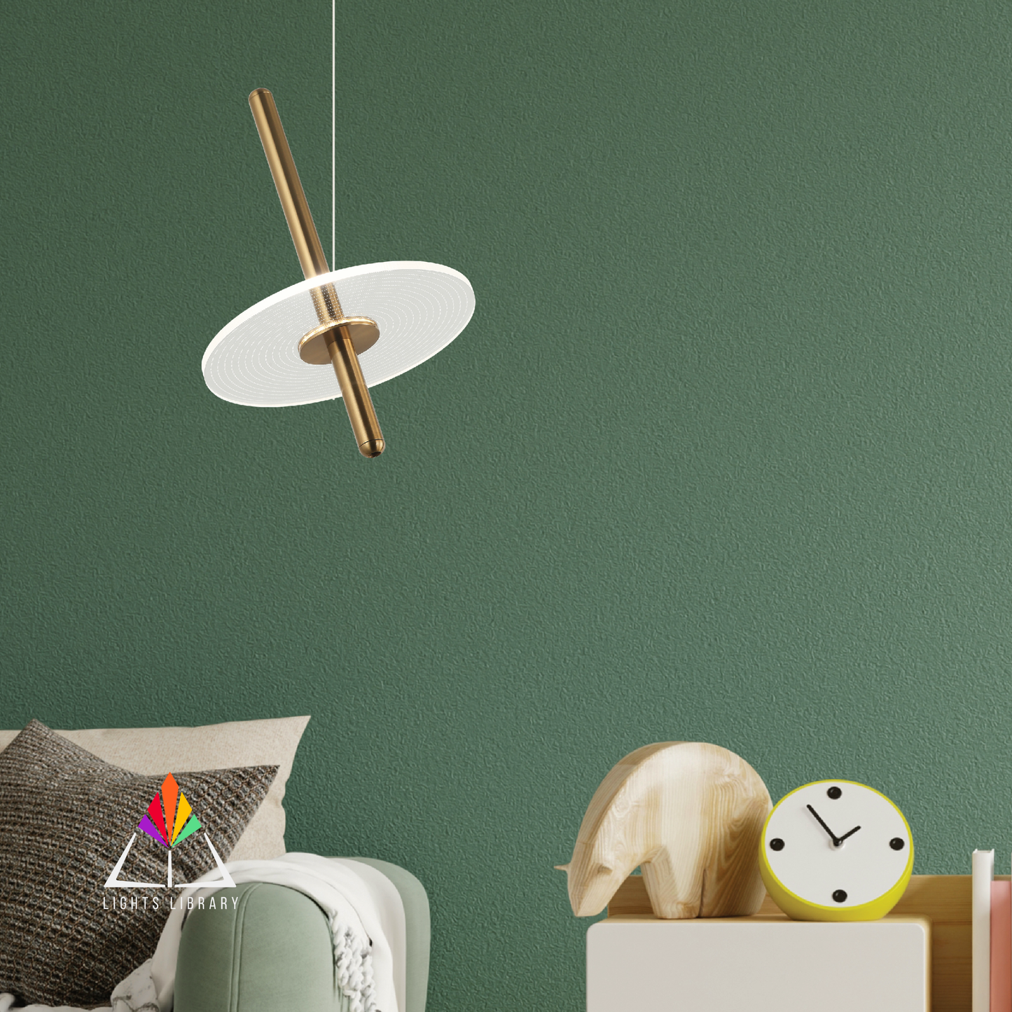Halo Axis Pendant Light