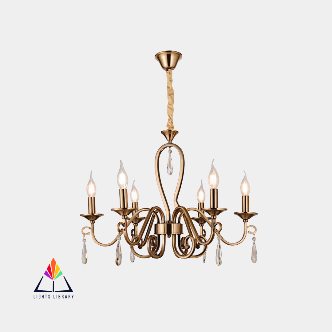 Timeless Grace: Classic Crystal Chandelier