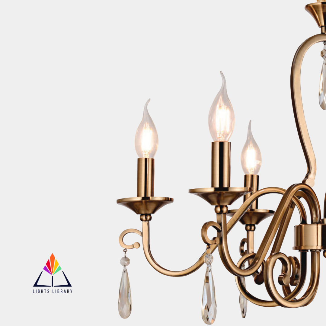 Timeless Grace: Classic Crystal Chandelier