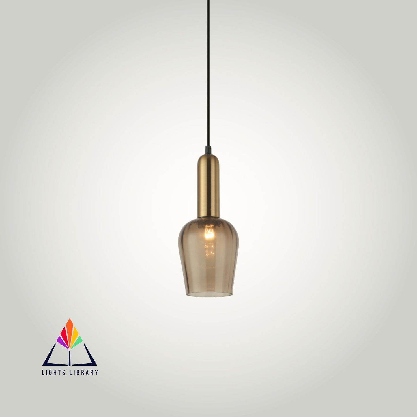 Amber Glow Pendant Light