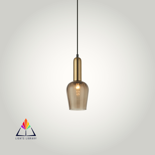 Amber Glow Pendant Light