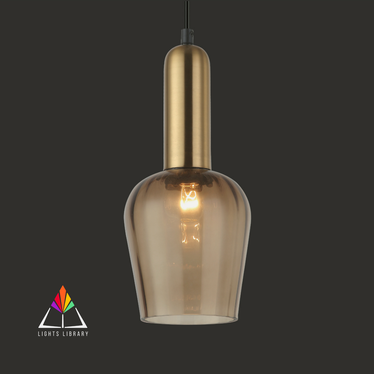 Amber Glow Pendant Light