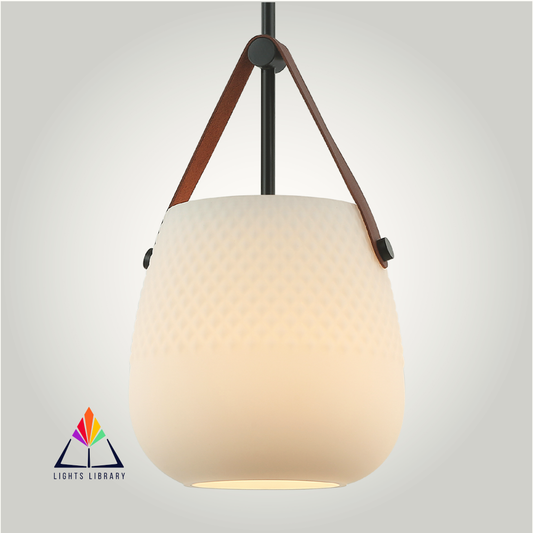 Textured Ceramic Pendant Light