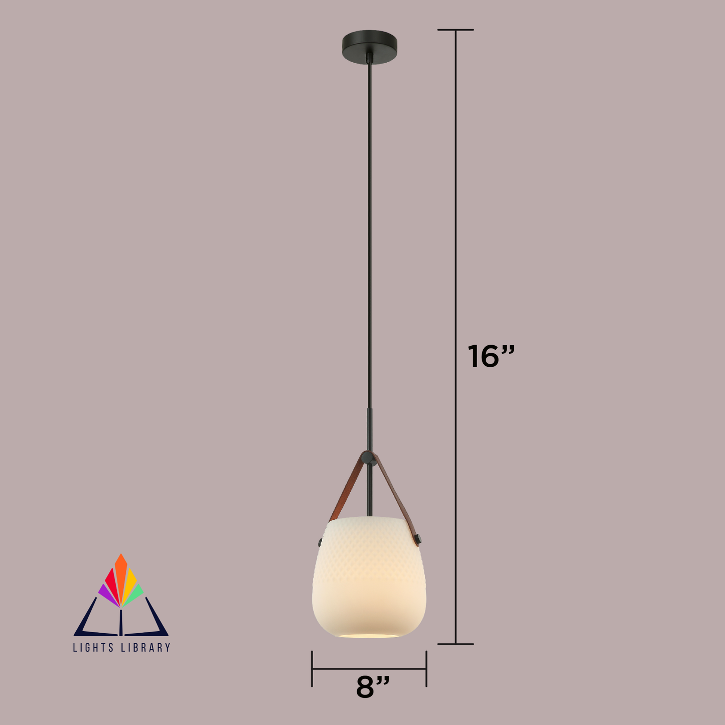 Textured Ceramic Pendant Light
