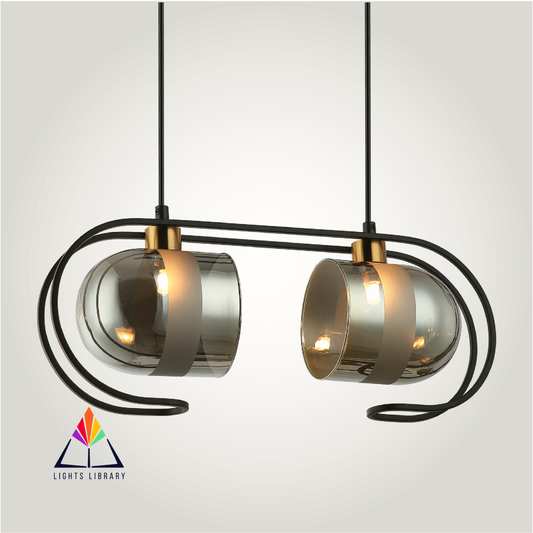 Twin Sphere Pendant Light