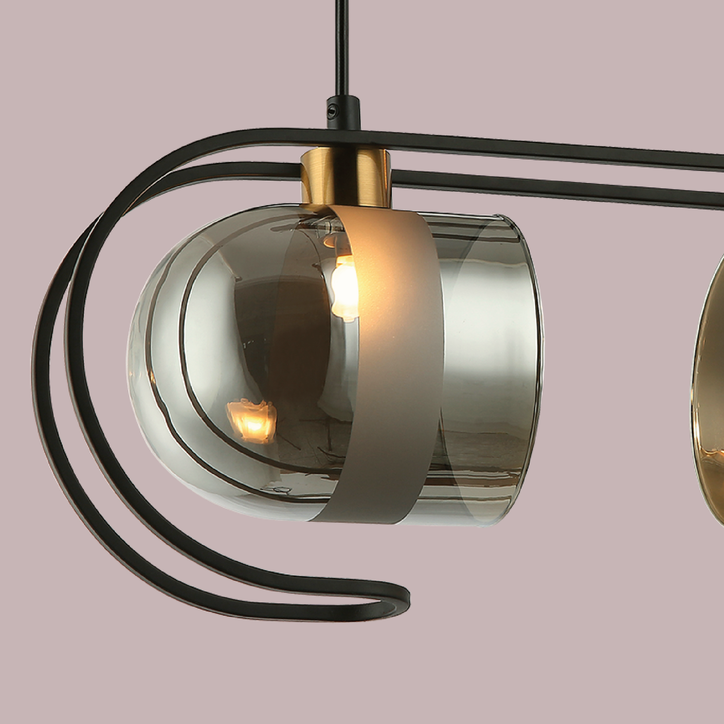 Twin Sphere Pendant Light