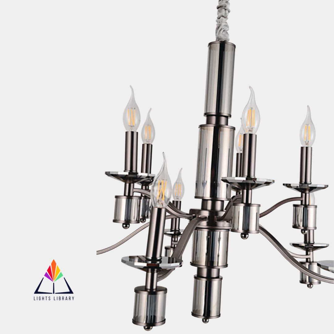 Vienna: Cascading Crystal Chandelier