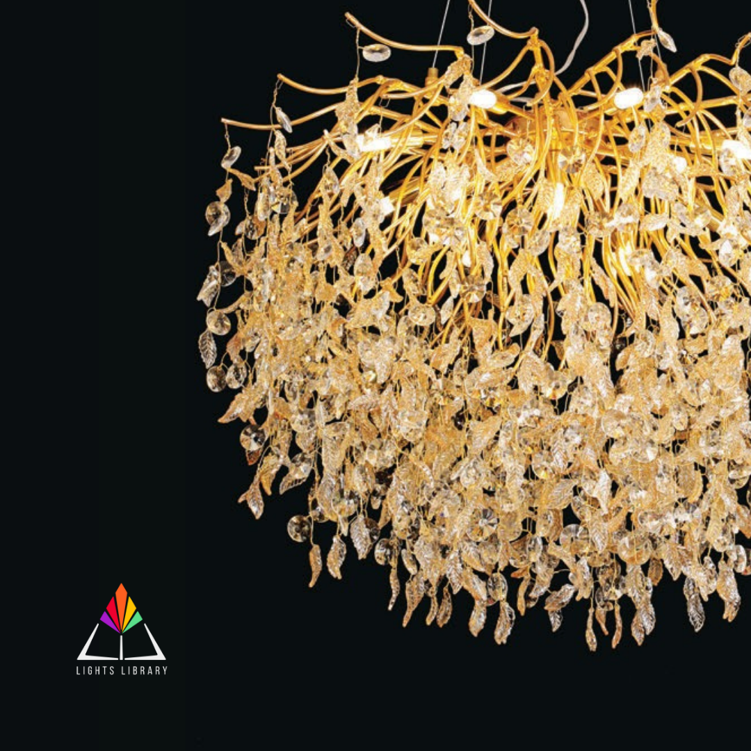 Luminous Cascade: Luxury Crystal Branch Chandelier
