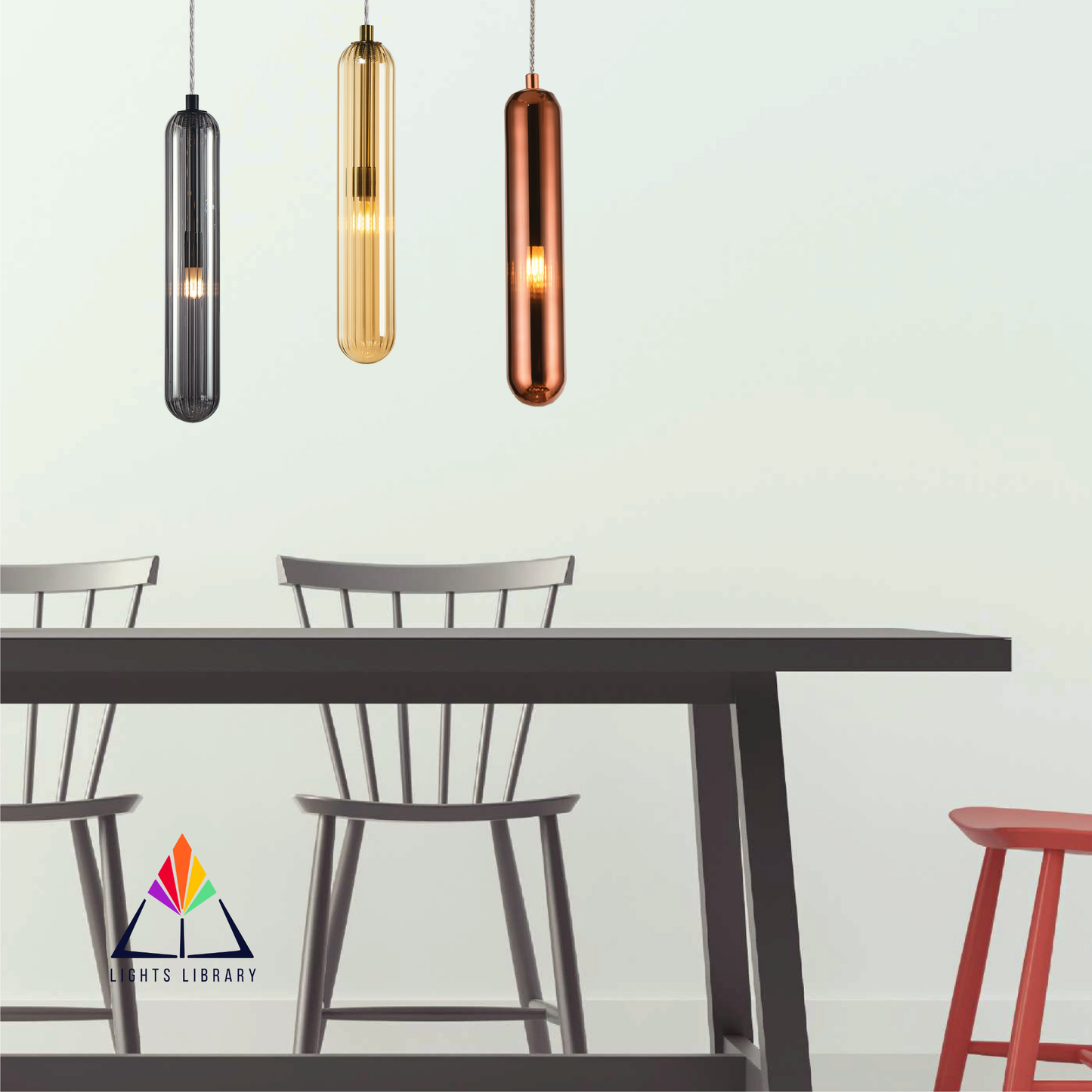 Satin Shine Suspension Light