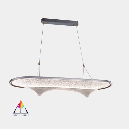 Modern Fluid Wave LED Pendant Chandelier