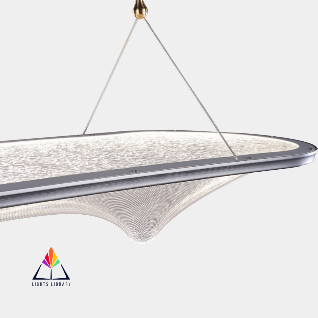 Modern Fluid Wave LED Pendant Chandelier