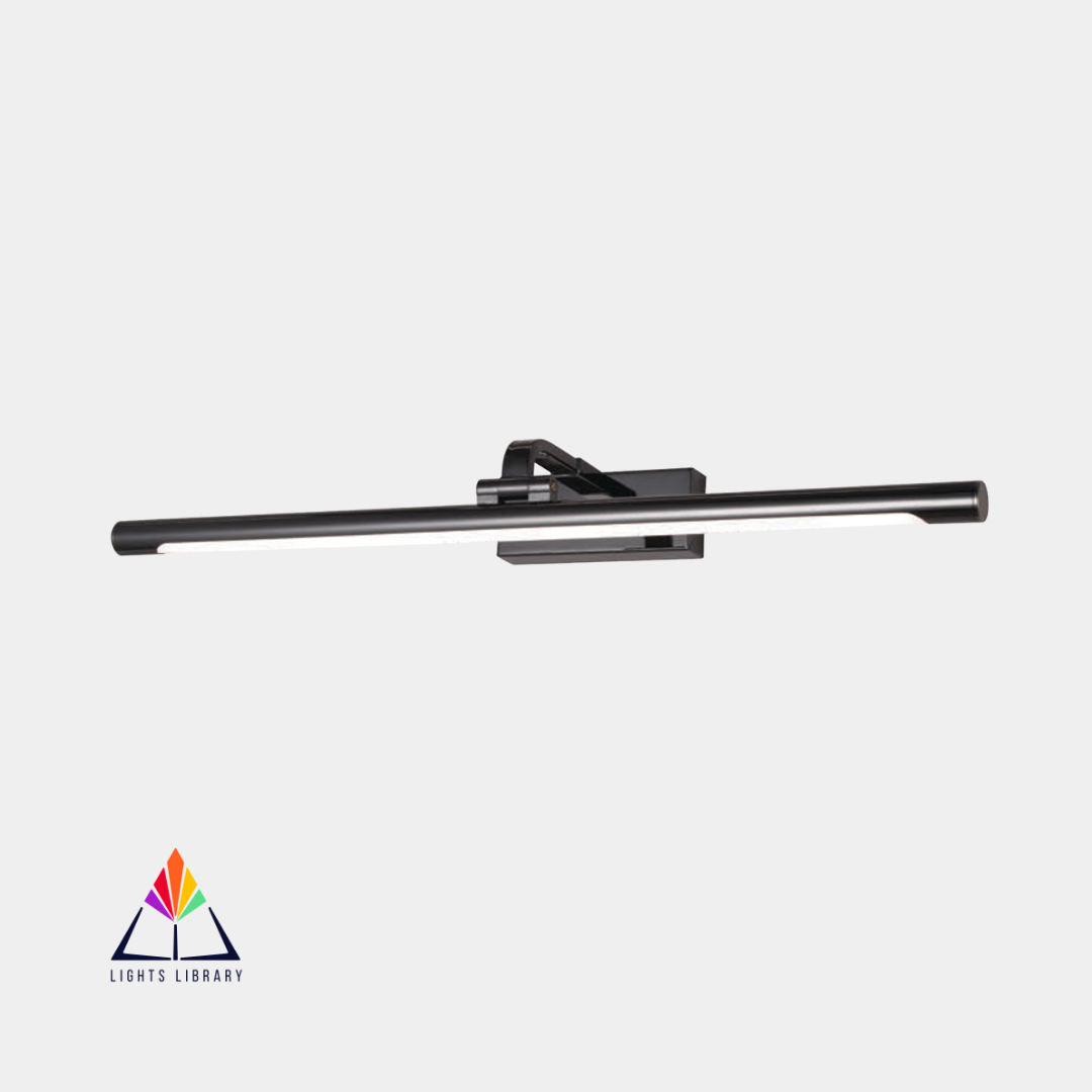 Sleek Black LED Picture Light