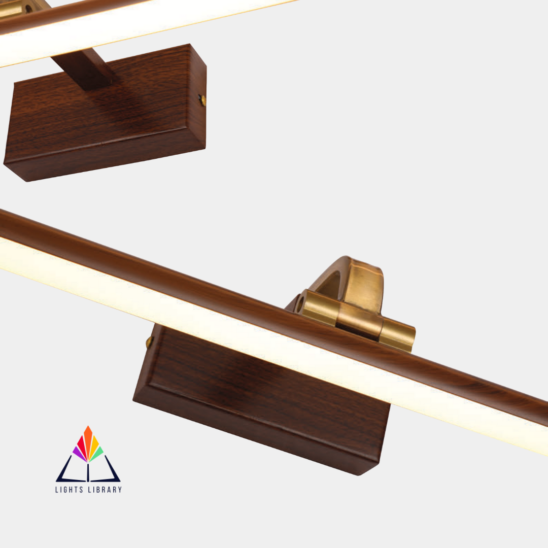 Elegant Wooden LED Picture Light