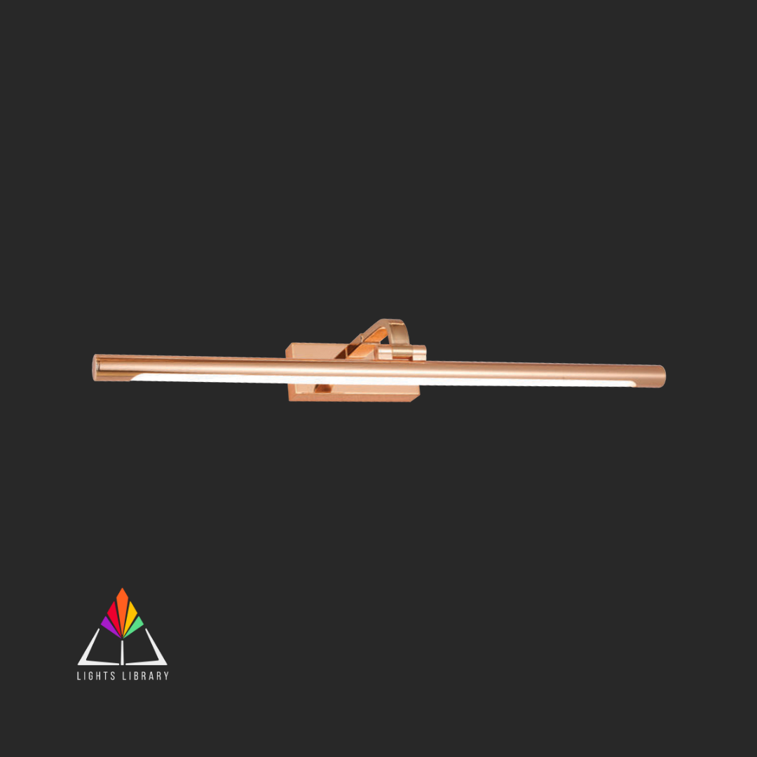 Sleek Rose Gold LED Picture Light