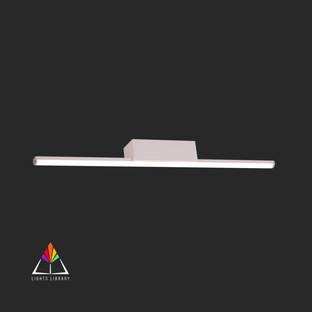 Minimalist White LED Linear Wall Light