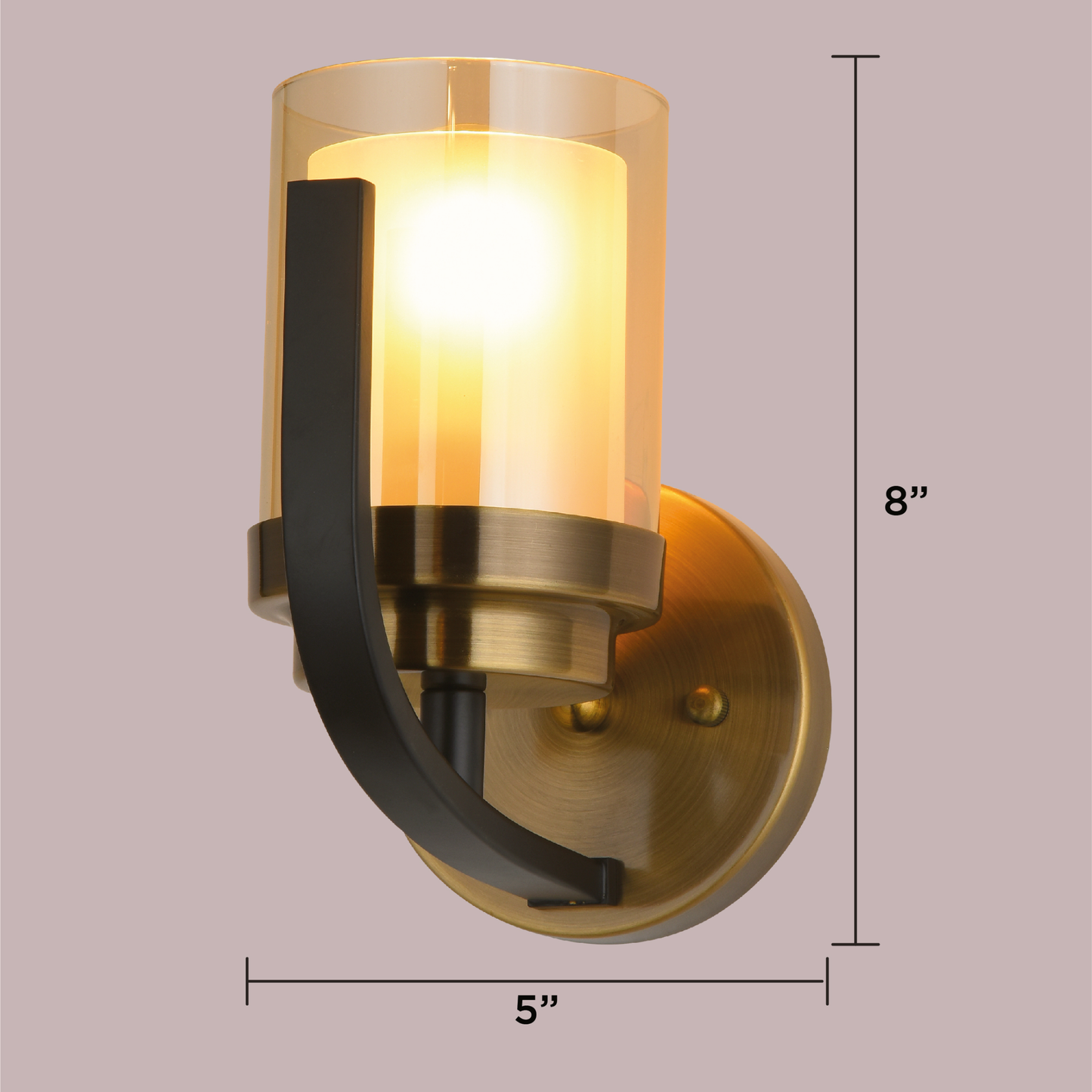 Golden Horizon Wall Light