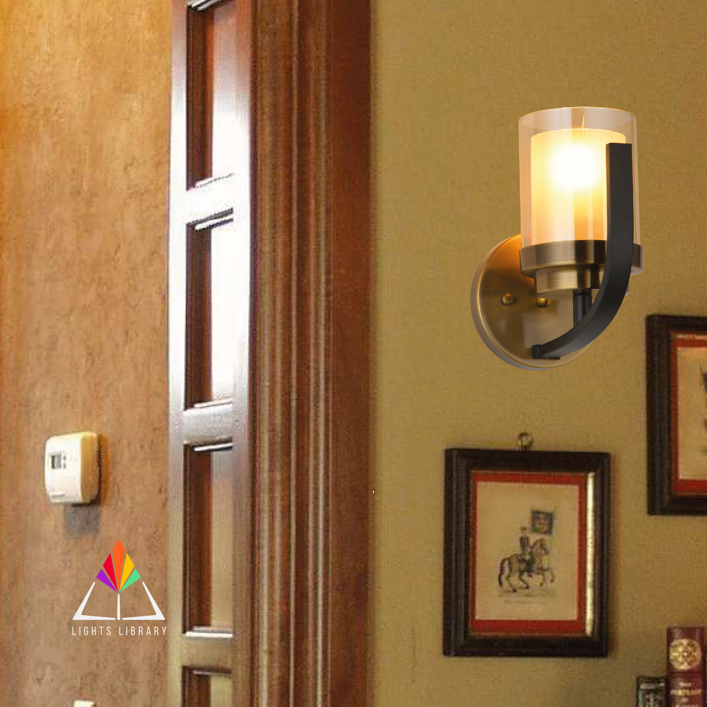 Golden Horizon Wall Light