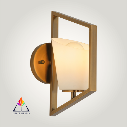 Geometric Glow Sconce
