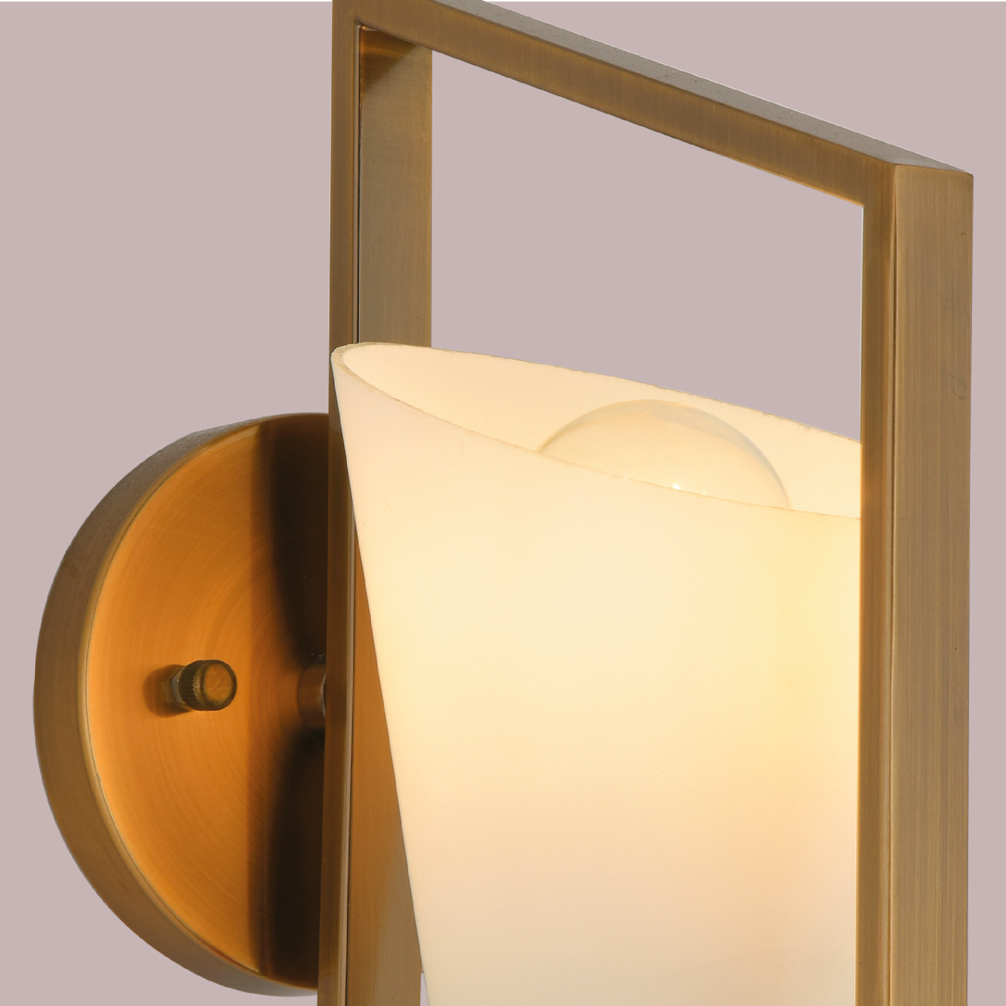 Geometric Glow Sconce