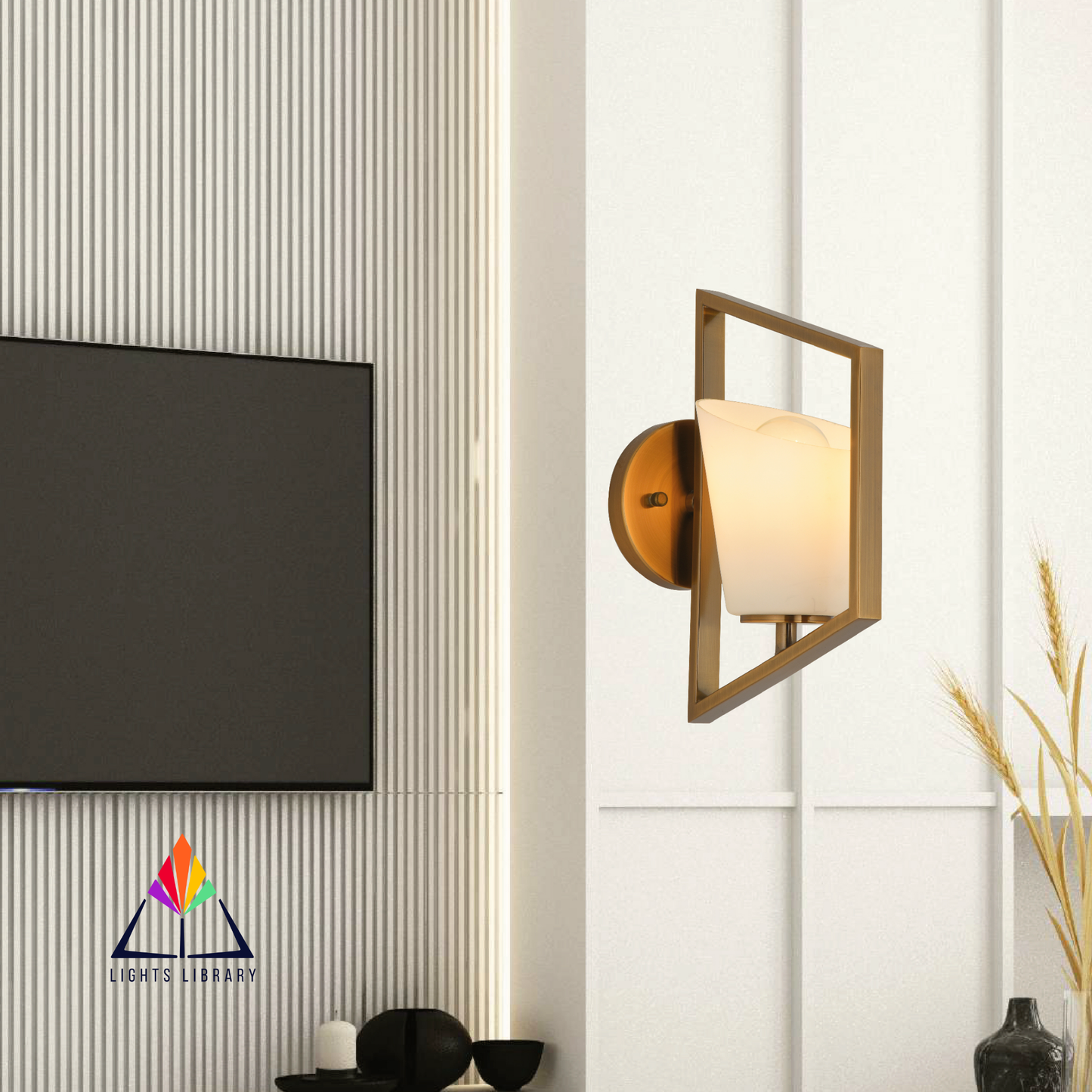 Geometric Glow Sconce