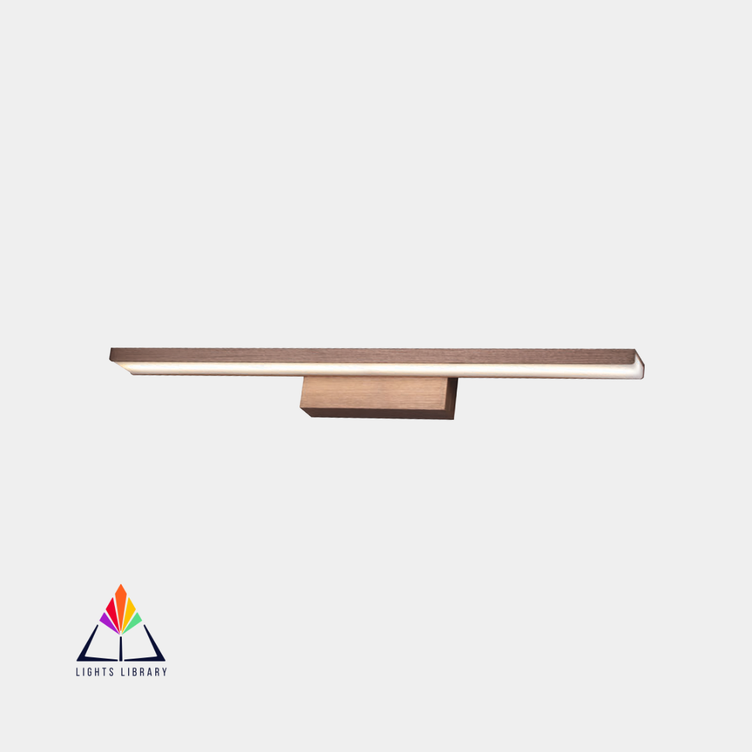 Contemporary Wooden LED Vanity Light