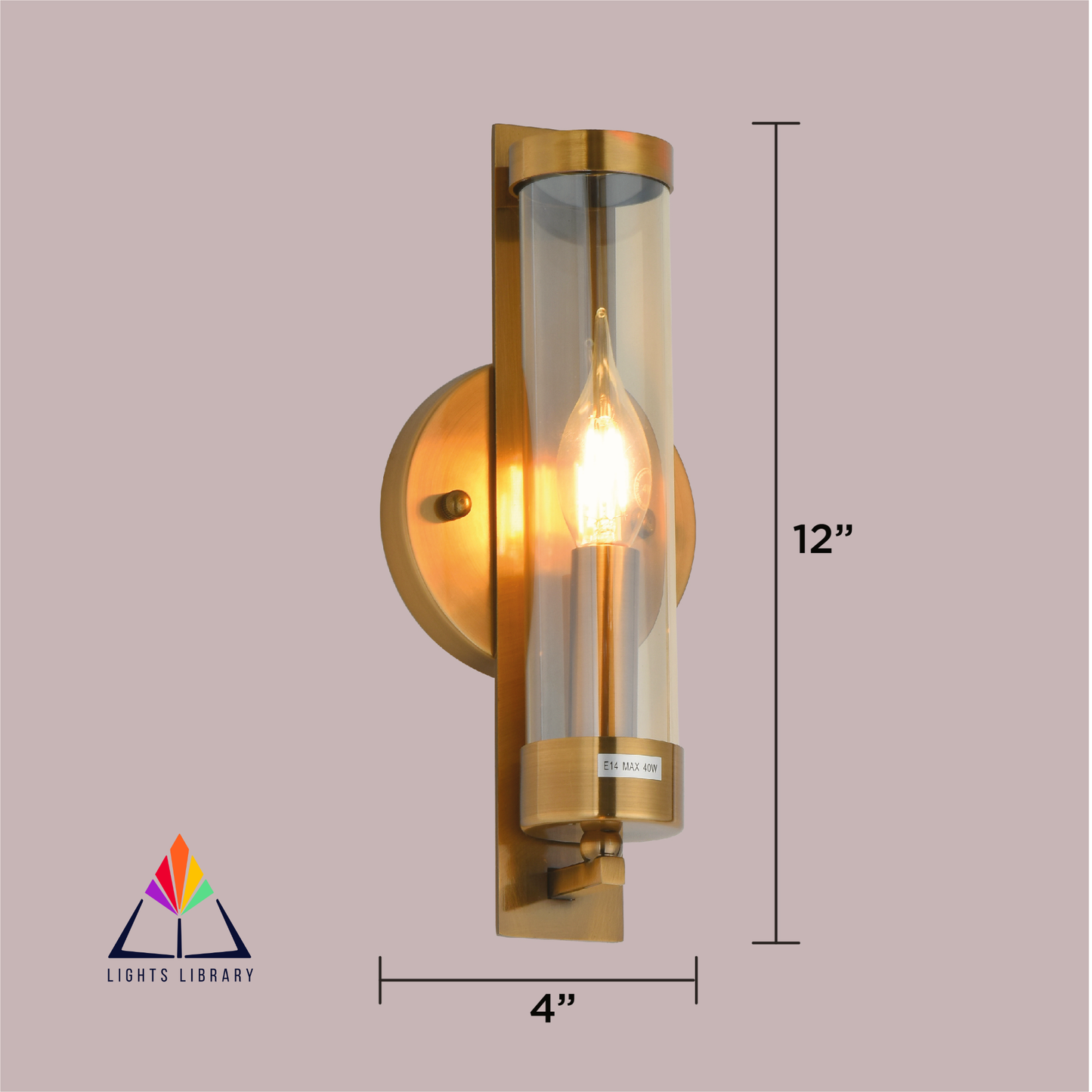 Golden Gloire Sconce