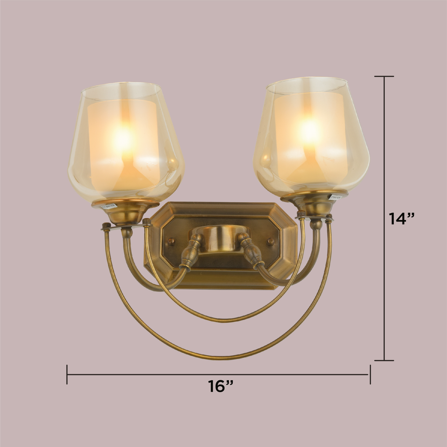 Gleaming Galaxy Wall Light