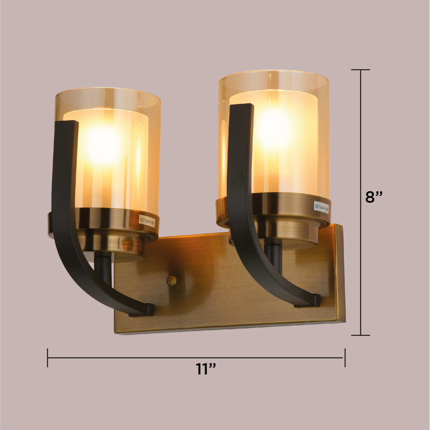 Savannah’s Sunset Sphere Wall Light